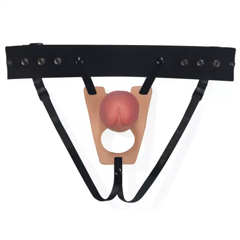 Порожнистий страпон Unisex Hollow Strap-On Rodeo Big, 22 см, тілесний