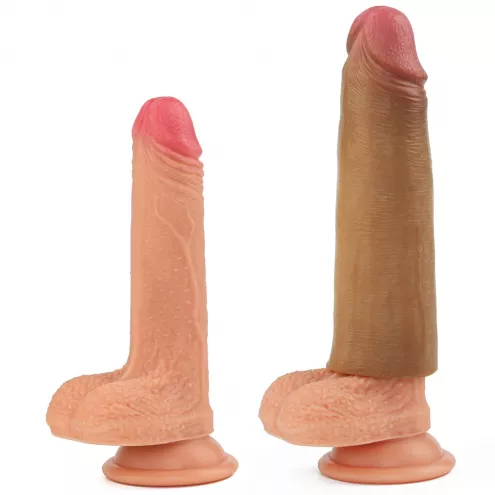Насадка на пеніс Revolutionary Silicone Nature Extender 1.5, коричнева