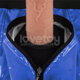 Трусы для страпона Chic Strap-On Shorts, синие - 11