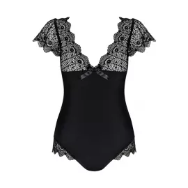 Боди Obsessive Moketta (Черный, L/XL) - 4