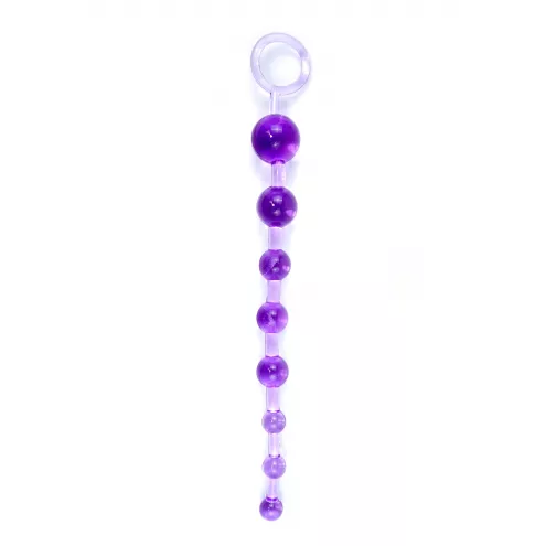 Анальний ланцюжок Jelly Anal 10 Beads Purple