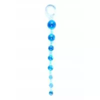 Анальний ланцюжок Jelly Anal 10 Beads Blue