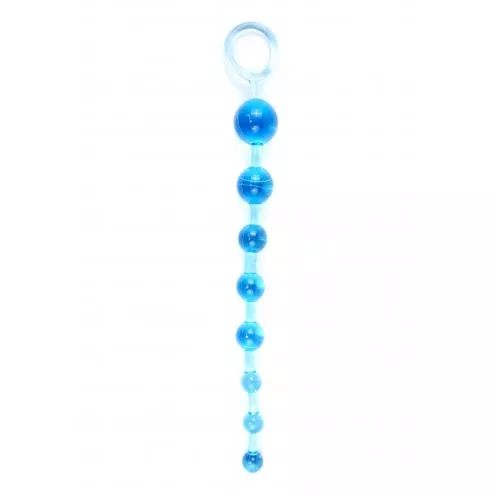 Анальний ланцюжок Jelly Anal 10 Beads Blue
