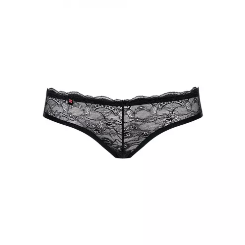 Трусики Obsessive Frivolla (Чорний, S/M)