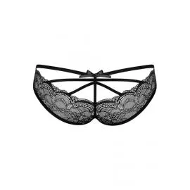 Трусики Obsessive Frivolla (Черный, S/M) - 6