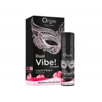 Збуджуючий гель вібратор ORGIE DUAL VIBE! - KISSABLE Strawberry Gin And Tonic 15ML