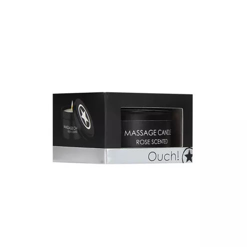 Массажная свеча - Ouch! Massage Candle Rose Scented, 100 г