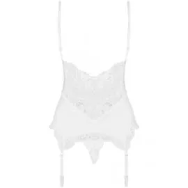Комплект Obsessive 810-COR-2 corset (Белый, L/XL) - 4
