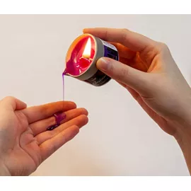 Массажная свеча - Vibratissimo Crazy Purple, 50 мл - 3