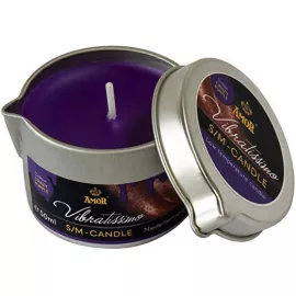 Массажная свеча - Vibratissimo Crazy Purple, 50 мл - 1