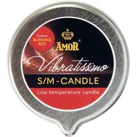 Массажная свеча - Vibratissimo Burning Red, 50 мл - 4