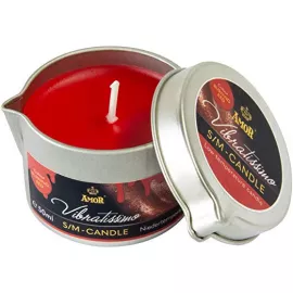 Массажная свеча - Vibratissimo Burning Red, 50 мл - 1