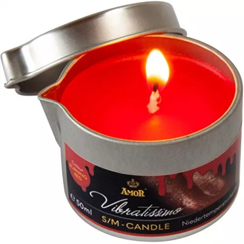 Массажная свеча - Vibratissimo Burning Red, 50 мл