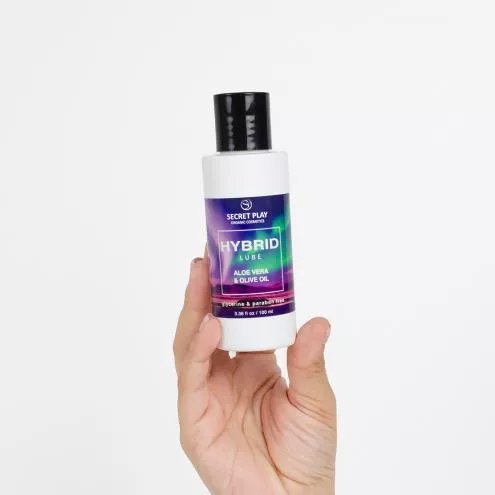Лубрикант - Secret Play Hybrid Aloe Vera Olive Oil, 100 мл (09.2026)
