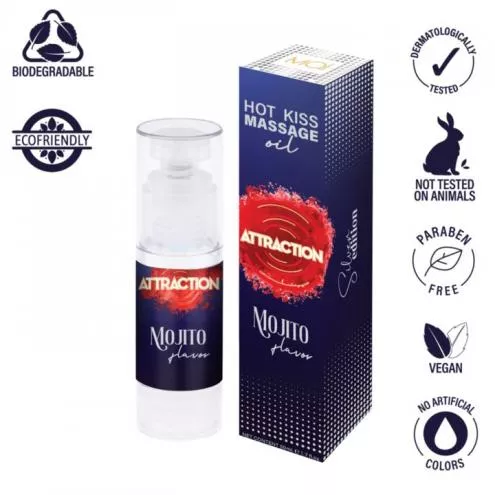 Массажное масло - MAI Attraction Massage Oil Mojito Balm, 50 мл (09.2026)