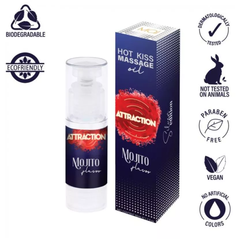 Массажное масло - MAI Attraction Massage Oil Mojito Balm, 50 мл (09.2026)
