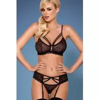 Комплект Obsessive 818-SEG-1 set (Чорний, L/XL)
