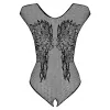 Боди Obsessive B112 (Черный, S/M/L)