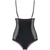 Боді Obsessive 819-TED-1 (Чорно-малиновий, S/M)
