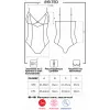 Боді Obsessive 819-TED-1 (Чорно-малиновий, S/M)