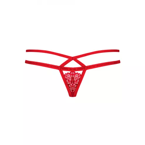 Стрінги Obsessive 838-THO-3 (Червоний, L/XL)