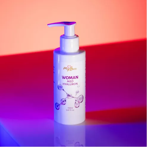 Інтимний зволожуючий гель-лубрикант для жінок - MyLove Woman Med Hyaluron, 150 мл