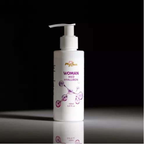 Інтимний зволожуючий гель-лубрикант для жінок - MyLove Woman Med Hyaluron, 150 мл