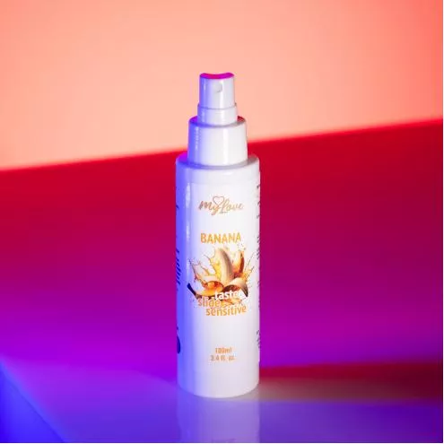 Интимный гель-лубрикант - MyLove Taste Slide Sensitive Banana, 100 мл