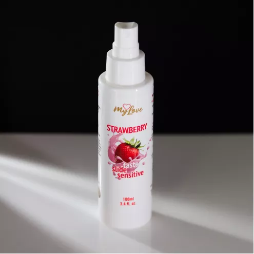 Интимный гель-лубрикант - MyLove Taste Slide Sensitive Strawberry, 100 мл