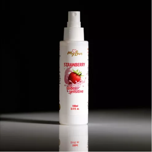 Интимный гель-лубрикант - MyLove Taste Slide Sensitive Strawberry, 100 мл