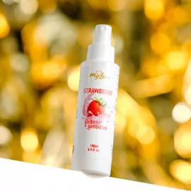 Інтимний гель-лубрикант - MyLove Taste Slide Sensitive Strawberry, 100 мл - 4