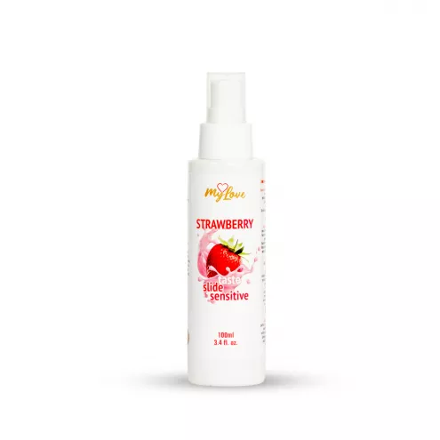 Интимный гель-лубрикант - MyLove Taste Slide Sensitive Strawberry, 100 мл