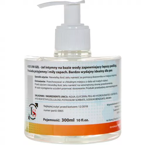 Лубрикант LoveStim H2O Uni Gel, 300 мл