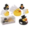 Игрушка утки, жених и невеста Squeaking ducks, Bride & Groom 6см
