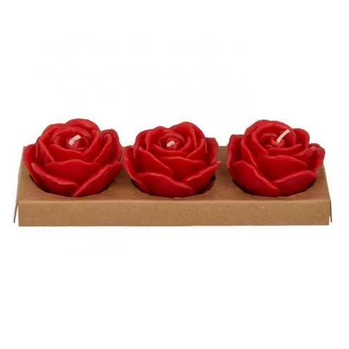 Набор свечей роза Red colored candle