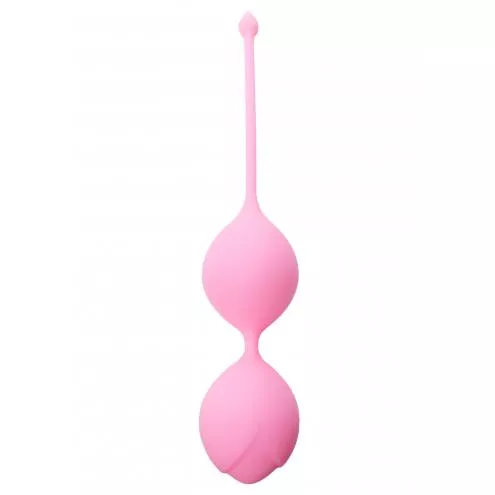 Вагинальные шарики Silicone Kegel Balls 36mm 90g Pink Boss Series