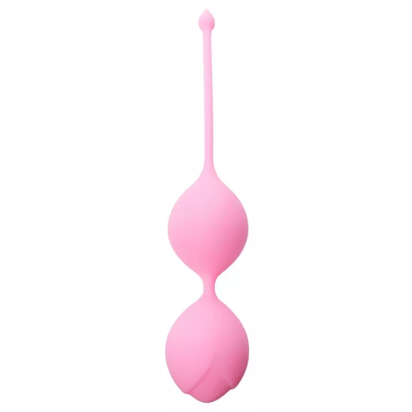 Вагинальные шарики Silicone Kegel Balls 36mm 90g Pink Boss Series