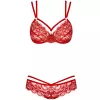 Комплект Obsessive 860-SET-3 set (Червоний, S/M)