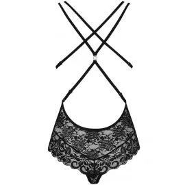 Боди Obsessive 860-TED-1 (Черный, S/M) - 4