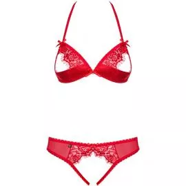 Комплект Obsessive 870-SEC-3 set (Красный, S/M) - 3