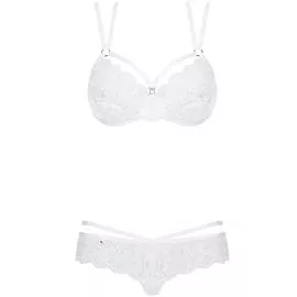 Комплект Obsessive 860-SET-2 set (Білий, L/XL) - 3