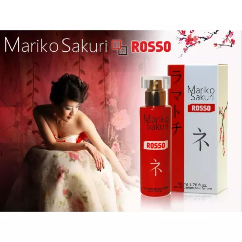 Духи с феромонами для женщин - Aurora Mariko Sakuri Rosso Women, 50 мл