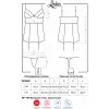 Комплект Obsessive Lovica corset (Червоний, S/M)