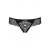 Стринги Obsessive Miamor otwarte (Черный,  L/XL)