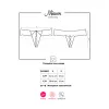 Стринги Obsessive Miamor otwarte (Черный,  L/XL)