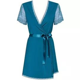Комплект Obsessive Miamor robe (Бирюза, L/XL) - 3