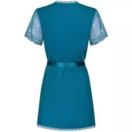 Комплект Obsessive Miamor robe (Бирюза, L/XL) - 4