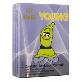 Презервативи – Amor Young, 3 шт.