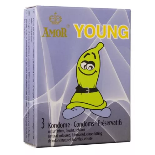 Презервативы – Amor Young, 3 шт.