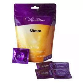 Презервативи - Vibratissimo XX... L Vanilla, 69 мм, 18 шт. - 1